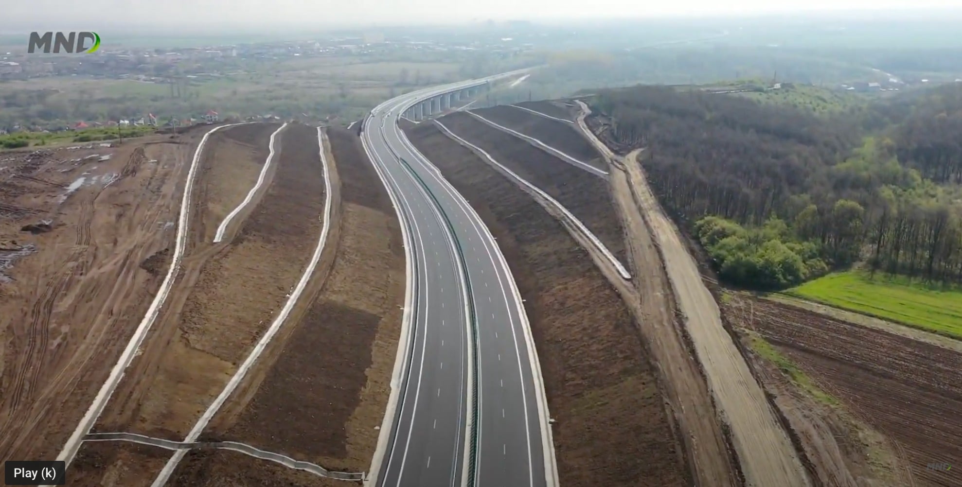 Ionuț Moșteanu : Începând de astăzi se va putea circula pe primii 18 km de Drum Expres din România
